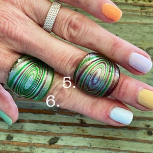 Direct Factory Supply Colorful Handmade Resin Rings with Custom <b>Molds</b> for Womens Fashion Available for Bulk Quantity 12 pcs set - Product Image 6
