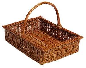 Panier de rangement suspendu en rotin pour cuisine et salle de bain, design vintage écologique, idéal pour pique-nique en extérieur, cadeau - Product Image 5