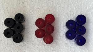 Cuentas de Vidrio Facetadas Rusas, Color Azul Cobalto y Negro, Corte Pera y Redondo, Sueltas, en Caja, para Fabricación de Joyería, Suministro al por Mayor - Product Image 4