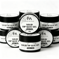 Colle Gel Professionnelle Sans HEMA à Pointe Solide, Adhérence Forte, Séchage Rapide, pour Extension d'Ongles – Gel Colle Premium en Gros