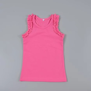 Trendy Girl Kids Tank Top Soft Stretch Fabric Comfortable Summer Everyday Style Girl Kids Tank Top Relaxed Fit Lightweight - Product Image 1