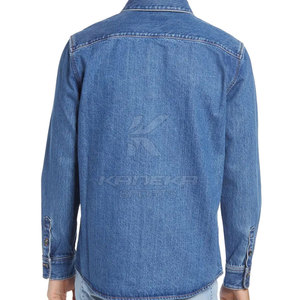 Chaqueta de mezclilla de estilo moderno para hombre, estilo casual, a la moda, para el fin de semana. - Product Image 4