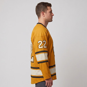 Camiseta de hockey sobre hielo para hombre con sublimación completa, camiseta de hockey sobre hielo de manga larga con estampado digital, camiseta de hockey para hombre - Product Image 3