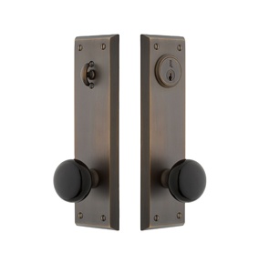 มือจับประตูสแตนเลสสีบรอนซ์แบบคู่ สำหรับเฟอร์นิเจอร์ บ้าน โรงแรม ร้านอาหาร ปรับแต่งได้ พร้อมระบบเปิด-ปิดแบบส่วนตัว - Product Image 1