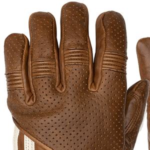 Style court complet avec moto course en cuir véritable respirant pour toutes les saisons coupe-vent écran tactile gants de motard pour hommes - Product Image 4