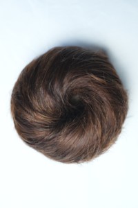 Women Girls Curly Scrunchies Chignon Hair Bun With <b>Rubber</b> Bands Human Hair <b>Ring</b> Wrapped on Messy Hair Bun Ponytails - Product Image 2