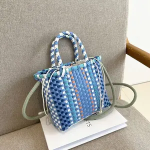 Bolso de Mano Ecológico de Plástico Reciclado, Bolso Tote de Moda, Bolso Reutilizable Sostenible para Compras, Uso Diario y Viajes - Product Image 4