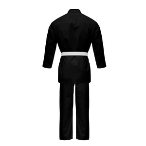 Kimono de karaté OEM personnalisé de haute qualité, noir, léger, uniforme d'étudiant, haut et pantalon croisés, fabricant en gros - Product Image 2