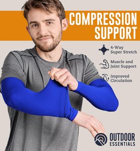 Manguitos Deportivos Unisex de Alta Calidad, Cómodos y Refrescantes, de Spandex Elástico, con Protección UV - Product Image 4