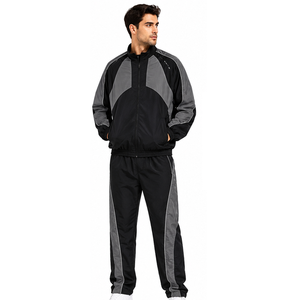 <b>Men</b> Premium Nylon Tracksuit Quick Dry Windproof Sportswear <b>Jacket</b> and Pants Wholesale OEM ODM Clothing Factory Nylon Tracksuit - Product Image 1