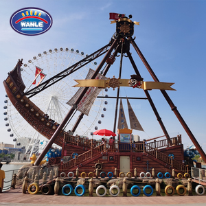 Équipement de parc d'attractions en plein air, manège de <span class=keywords><strong>bateau</strong></span> <span class=keywords><strong>pirate</strong></span> de 40 places, manèges géants de fête <span class=keywords><strong>foraine</strong></span>, attraction de <span class=keywords><strong>bateau</strong></span> viking - Product Image 5