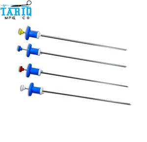 Pistolet d'insémination artificielle vétérinaire en acier inoxydable et plastique réutilisable pour animaux d'élevage, réglable, durable, certifié ISO CE - Product Image 1