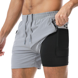 กางเกงขาสั้นจ็อกเกอร์ผ้าฝ้ายผสมโพลีเอสเตอร์เนื้อหนานุ่มบุซับในสำหรับผู้ชาย พร้อมปักโลโก้และเชือกผูกเอว รุ่น Custom Bread Name - Product Image 1