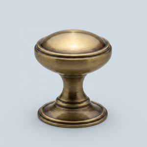 Bouton de meuble rond design, style décoratif, nickel poli, design moderne, pour la maison, le bureau, le salon, les commodes et les portes de placards - Product Image 4
