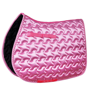 Tapis de selle d'équitation western de haute qualité pour le saut d'obstacles, doublure polaire, sangle de selle, service OEM personnalisé, matériau en laine - Product Image 5