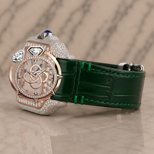 Montre de luxe pour homme en acier inoxydable de qualité supérieure avec diamants en moissanite - Product Image 2