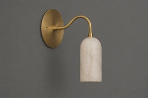 Modern Brass <b>Wall</b> <b>Sconce</b> With Frosted Glass Shades Indoor <b>Lighting</b> Fixture Bathroom Decor Round Design Lightweight - Product Image 3