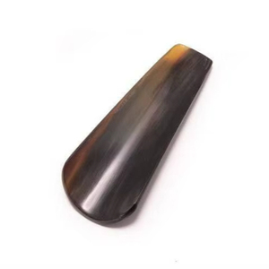 Buffalo horn shoe handmade shoe horn durable curved design smooth finish premium footwear <b>helper</b> stylish accessory tool - Product Image 1