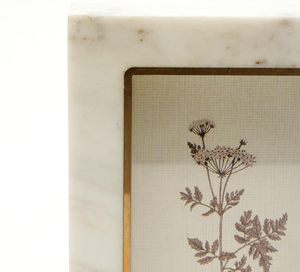 Stone Era Premium <b>White</b> Marble Photo <b>Frame</b> Modern Handmade for Lightweight Vertical Decor for Home Office & Hotel - Product Image 2