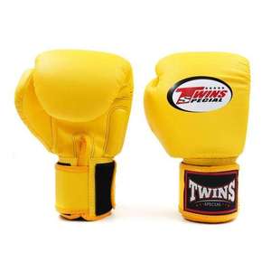 Gants de boxe de qualité supérieure, confortables et respirants, en cuir PU bleu, fermeture Velcro, pour adultes - Product Image 5