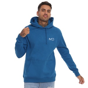 Wholesale Custom Heavyweight Washed French Terry Cotton Pullover Hoodie for Men Vintage Distressed Acid Wash Embroidered - Product Image 1