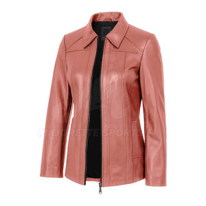 Service OEM ODM disponible. Veste en cuir pour femme, design moderne, matériaux de qualité supérieure et idéale pour tous les jours. - Product Image 3