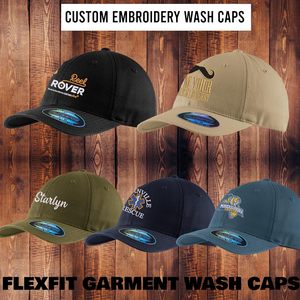 2025 C809 Bordado personalizado Foxa Garment Washed Caps Sombreros deportivos con agregar textos de logotipo - Product Image 4