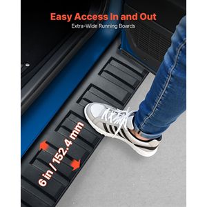 Pedane Laterali da 6 Pollici per Dodge Ram 1500 Crew Cab 2009-2018 e Dodge Ram 2500 3500 2010-2025, Compatibili con Crew Cab N - Product Image 4