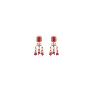 Red Oval Gemstone Gajaah 925 Sterling <b>Silver</b> <b>Necklace</b> and Earrings <b>Set</b> for Women Pure <b>Silver</b> Elegant Daily Wear Jewellery - Product Image 4