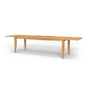 Table de jardin extensible en teck massif pour 10 personnes avec trou pour parasol - Product Image 2