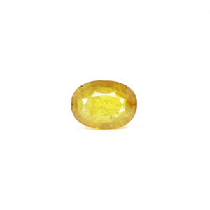 Zafiro Amarillo Suelto de Corte Ovalado o Esmeralda de 7.2 Quilates, Color Azul Cielo, para Joyería Fina - Product Image 1