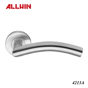 OEM ODM Modern Design Office & Hotel <b>Door</b> Lever <b>Handle</b> with Round Rose - Product Image 4