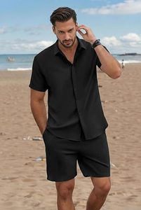 เสื้อยืดและกางเกงขาสั้นลำลองสไตล์คนเมืองสำหรับผู้ชาย รับผลิตโลโก้ตามสั่ง - Product Image 3