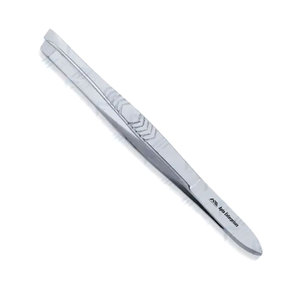 Herramienta de Belleza Profesional de Acero Inoxidable, Marca Privada, Herramienta Cosmética con Punta Inclinada para Depilación Facial - Product Image 1