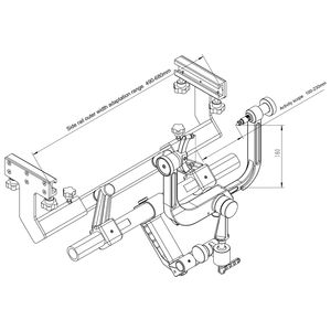 Support crânien chirurgical en fibre de carbone à trois points, pince de maintien de la tête, instrument manuel de neurochirurgie - Product Image 5
