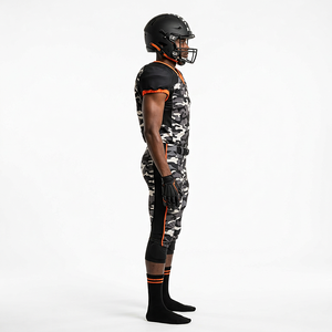 Conjunto de Uniforme de Fútbol Americano de Camuflaje para Hombre Adulto, Impresión Digital, Kit de Protección con Casco - Product Image 2