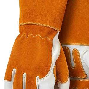 Guantes de Seguridad con Puño de Cuero Vacuno Resistente al Calor, Tipo Soldadura - Product Image 2