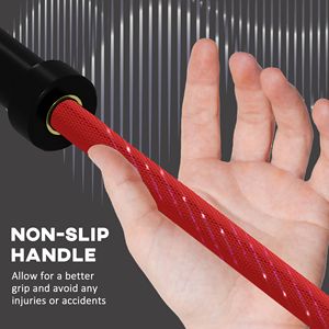 Bilanciere Olimpico Rosso da 2,2 m con Capacità di 1500 libbre - Product Image 5