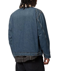 Chaqueta de trabajo de lona de alta calidad con logotipo personalizado para hombre, informal de algodón de invierno con cremallera bordada para primavera - Product Image 3