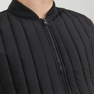 Gilet matelassé personnalisé pour homme avec logo, veste sans manches chaude et chauffante, grande taille, pour l'hiver, streetwear d'extérieur - Product Image 4