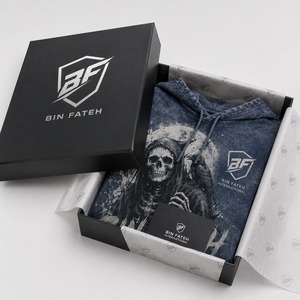 Sweat à capuche respirant et à séchage rapide pour hommes, en coton, effet délavé à l'acide, prix de gros, sweat à capuche épais délavé à l'acide pour garçons - Product Image 6