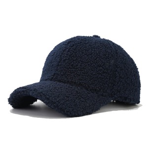 Custom <b>Men</b> And Women Outdoor Travel <b>Winter</b> Warm Sport <b>Cap</b> Lamb Wool Baseball <b>Caps</b> - Product Image 1