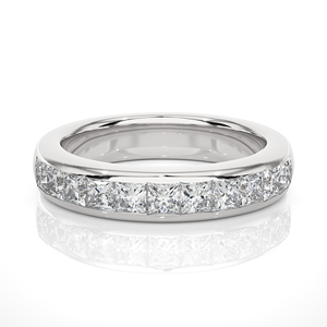 IGI Certified &VS1 Clarity <b>11</b> Pieces of Diamond Stone in Princess Cut Diamond <b>Ring</b> 18K Gold Lab Created Diamond <b>Rings</b> - Product Image 1