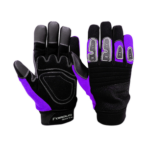 Gants de mécanicien en Kevlar résistants aux chocs avec revêtement ponctuel, anti-vibration et anti-choc de niveau 6, résistants aux coupures, pour le travail industriel, les champs pétrolifères et les mines - Product Image 5