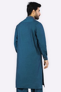 Shalwar Kameez pour hommes, vêtements traditionnels élégants, tissu doux de qualité supérieure, design confortable, adapté pour l'Aïd, les mariages et l'usage quotidien - Product Image 2