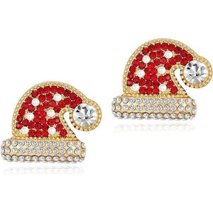 Orecchini di Cristallo a Tema Natalizio per Donne, Lampadine Colorate, Renne e Fiocchi di Neve, Ghirlanda per Festività - Product Image 1