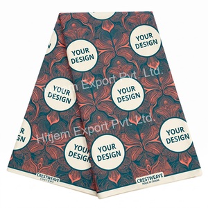 Tissu en coton sergé imprimé sur mesure motif wax africain du Nigeria, fabricant de textiles OEM ODM pour vêtements pour garçons, sacs et articles ménagers - Product Image 5