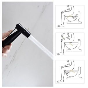 Pulvérisateur de bidet portatif pour le nettoyage des toilettes et des couches lavables, robinet de bidet en plastique ABS, idéal pour les voyages, avec des caractéristiques en acier faciles à utiliser - Product Image 5