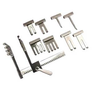 Le set d'instruments chirurgicaux orthopédiques Ralph pour la colonne vertébrale comprend 10 lames pour la neurochirurgie et les interventions orthopédiques. - Product Image 1