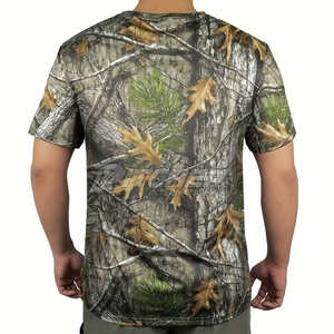 T-shirts de chasse d'été personnalisés, séchage rapide, respirants, écologiques, légers, 100 % polyester, parfaits pour les aventures en plein air et le quotidien - Product Image 3